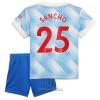 Maglia ufficiale Manchester United Jadon Sancho 25 Trasferta 2021-22 per Bambino